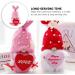 Alipis Valentines Decorative Valentine Festival Accessory Supply Decors Decor Dwarf Gnome Day Adorable As Shown 111x9x26cm - Buy Online on GoSupps.com