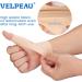 VELPEAU Elastic Thumb Support Brace Liner (Pack of 2) - Medium Size, Waterproof & Soft Compression Sleeve for Pain Relief and Arthritis - Ideal for Joint Pain, Tendonitis, Sprains & Sports - Buy Online on GoSupps.com