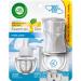 Air Wick plug in Scented Oil Kit (Warmer + 1 Refill), Fresh Linen, Same familiar smell of fresh laundry, New look, Packaging May Vary, Essential Oils, Air Freshener