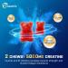 Creatine Monohydrate Gummies - Boost Strength & Energy | 60 Organic Chewable Gummies for Men & Women - Buy Online on GoSupps.com