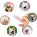 Aujzoo Dog Toothbrush Set (4 Packs) 360 Pets Teeth Cleaning Toothbrush for Dogs Cats Dental Care Silicone Finger Teeth Brush 01-multicolor - Buy Online on GoSupps.com