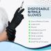 Concentric Nitrile Exam Gloves - Case of 1000, Medium, Black, Powder-Free, Latex-Free, Disposable - Medical Grade for Facility, Lab, Food, Beauty - Waterproof 4 Mil Synthetic Rubber Gloves (Pack of 1000) - Buy Online on GoSupps.com