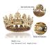 YADIRF Baroque Royal Crown Men's Metal Prince Hair Crown - Dark Gold with Champagne Stone | Birthday, Halloween, Prom & Pageant Hair Accessory - Buy Online on GoSupps.com