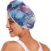 Exotic Anemone Flower Hair Towel 2 Pack | Super Absorbent Quick-Dry Hair Turbans for Women & Girls - Buy Online on GoSupps.com