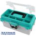 Sheffield 12671 13 Tackle Box Teal & Gray - Fishing & Craft Storage Solution - Buy Online on GoSupps.com