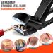 DRMODE Nail Clippers for Thick Nails with Catcher - Wide Opening Precision Clipper for Men and Women - Heavy Duty Angled Head Black - Buy Online on GoSupps.com