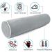 ZHCHG Memory Foam Cervical Neck Roll Pillow - Round Cylinder Pillow for Sleeping, Neck & Spine Discomfort - Washable Cover, Dark Grey, Small - Buy Online on GoSupps.com