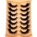 New 7Pairs Design Wet Manga Lashes 3D fluffy Eyelash Extensions Makeup Fashion Long Thick Natural Fake Eyelashes (K)
