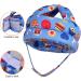 Baby Safety Helmet for Crawling and Walking | Blue Football Design | Age 6-36 Months (1pc) - Buy Online on GoSupps.com