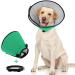 Supet breaker for dog leak protection soft protective collar tapes adjustable recycling neck band breathable pet elisabethane leak protection dog after op dog green 2xl 2xl neck circumference: 38-42cm lime green