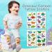 Dinosaur Temporary Tattoos - 120PCS Cute Cartoon Designs for Kids | Waterproof Body Art Stickers for Birthday Party Decor - Buy Online on GoSupps.com
