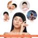 Sibba 3 Pack Spa Headband Adjustable Headband for Face Wash Makeup Beauty Facial Loop Yoga Headband Self-Adhesive Towel (Black) - Buy Online on GoSupps.com