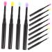 Baluue 12pcs Makeup Eyebrow Brush Silicone Makeup Brush Lip Tints Brush