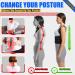 Adjustable Posture Corrector for Women & Men | Breathable Back Brace for Scoliosis Hunchback & Back Pain Relief | Large Size Support - Buy Online on GoSupps.com