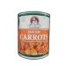 Chef's Quality Sliced Carrots 6lb 9oz 2.98kg Kosher