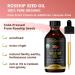 Organic Cold Pressed Rosehip Seed Oil - Natural Anti-Aging Moisturizer for Face, Hair & Skin - 4 oz - Buy Online on GoSupps.com