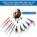 TIESOME Cat Feather Toys 12 PCS Replacement Cat Wand Refills Cat Feathers Refill Cat Toy Replacement Feathers Worms Interactive Cat Toy Wand Kitten Toys to Play Chase Exercise - Buy Online on GoSupps.com