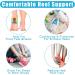 Janmercy Kids Heel Cups - 3 Pairs for Heel Pain, Shock Absorbing Heel Pads for Plantar Fasciitis & Ankle Pain - Size 3-7 - Buy Online on GoSupps.com