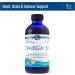 Nordic Naturals Omega-3D Lemon 8 fl oz - Pure Omega-3 Supplement for Heart & Brain Health - Buy Online on GoSupps.com