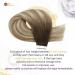 Premium Moresoo Tape-In Real Hair Extensions - Blonde to Dark Brown Ombre 60 cm Invisible Tape 25g - Buy Online on GoSupps.com