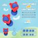 Kids Ear Plugs 2 Pairs | Reusable Silicone Noise Canceling Earplugs for Children & Adults | Ideal for Concerts Flying Studying & Noise Sensitivity (Black+Red - Buy Online on GoSupps.com