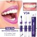 V34 Tooth Creams - Purple Tooth Whitening Gel & Pin | Effective Stain Removal for Bright White Teeth - Buy Online on GoSupps.com