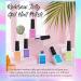 Makartt Jelly Gel Polish Set Pink Crystal Sweet Pastel Blue 2022 Nail Design Colours 10ML 6 Bottles Soak Off Nail Gel Polish with Gift Box Jelly Gel-bright 10 ml (Pack of 6) - Buy Online on GoSupps.com