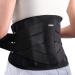 YAHA Back Brace for Lower Back Pain Women/Men Back Support for Work Heavy Lifting with Ergonomic Lumbar Pad Breathable Lumbar Support Belt with 5 Stays for Sciatica Herniated Disc Scoliosis - L L(Waist 39"-45") A