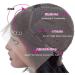 YTOOZ Real Hair Lace Front Wig for Black Women - 18 Brazilian Pure Hair Pre-Plucked with Baby Hair Natural Deep Part 150% Density - Buy Online on GoSupps.com