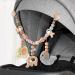 Hiullen Stroller Chain Toy - Wood Baby Toys with Bell for Girls & Boys Hanging Seat & Bed Toys for Infants & Toddlers (0+ Months) - Buy Online on GoSupps.com