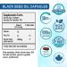 Organic Cold Pressed Black Cumin Seed Oil Capsules - 200 Softgels (500mg) | No Aftertaste | 50-Day Supply - Buy Online on GoSupps.com