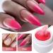 Builder Gel for Nails Red Thermal Extension Nail Gel UV/LED Nail Base Solid Building Gel for Nail Extension & Modeling Strengthening Nail Art Decoration - Buy Online on GoSupps.com