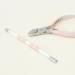 Professional Stainless Steel Cuticle Pusher Tool for Manicure & Pedicure - Pink & White - Stocking Stuffers - Use with Cutter or Trimmer - Buy Online on GoSupps.com