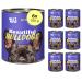 HEY HOLY Beautiful Bulldogs Adult Dog Food - Grain Free Natural Food Fresh Salmon High Quality Protein 750g x 6 Cans