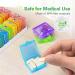 Barhon 30-Day Pill Organizer with 32 Compartments - Monthly Medicine Box for Vitamins and Supplements - Buy Online on GoSupps.com