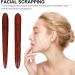 EXCEART 2pcs Wooden Massage Sticks - Portable Trigger Point Massager for Face Neck Back & Feet - Ideal Massage Tools - Buy Online on GoSupps.com