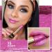 OULAC Purple Metallic Glitter Lipstick - Long Lasting High Impact Lipcolor - Vegan & Cruelty-Free - 4.3g/0.15oz - Buy Online on GoSupps.com