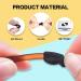 Ubrave Triangle Non-Slip Glasses Ear Hooks - Silicone Comfort Holders for Sports & Running (2 Black 2 Transparent White) - Buy Online on GoSupps.com