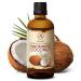 Coconut Oil Fractures 100ml | 100% Pure Cocos Nucifera Oil for Face Body Skin Hair & Massage Natural Intensive Care - Buy Online on GoSupps.com