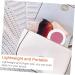 PACKOVE Makeup Case 8pcs Box Empty Eye Shadow Box Sheer Lipstick Empty Eyeshadow Organizer Makeup Tool Round Travel Sample Jars White 4x3.8cm - Buy Online on GoSupps.com