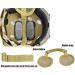 Metal Mesh Side Cover with Ear Protection for Fast Helmet - Tactical Airsoft Military Paintball - Buy Online on GoSupps.com