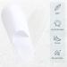 AhFulife Spa Slippers for Hotel & Travel - 10 Pairs of Closed-Toe White Slippers for Men & Women (Size 8-9.5 US) - Buy Online on GoSupps.com