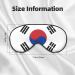Flag of Republic of Korea Soft Eye Mask | Comfortable Light Blocking Sleep Mask for Side Sleepers - Buy Online on GoSupps.com