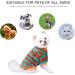 Dog Jumpers Striped Dog Sweater Coral Fleece Chihuahua Jumper Winter Dog Coats Dog Clothes Soft Warm Sweatshirt Pullover Vest Outfit for Cold Weather Apparel for Small Medium Dogs Puppy Cat Pet M M Green - Buy Online on GoSupps.com