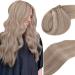 Vivien treat real hair extensions blond treat extensions real hair dark blonde with gold blond real hair treat extensions #16/22 45cm 100g 18 zo11 2-1 bricks #16/22