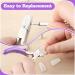 GOLD DEER 3 Flat Nylon Jaw Pliers - Double Nylon Jaw with Purple Handle | Wire Wrapping Tool for Jewelry Making & Beading - Buy Online on GoSupps.com