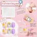 Kalolary 144 PCs Unicorn Pattern Children's Press-On Nails Set | Short Full Cover Artificial Fingernails with Nail Glue Sticker - Perfect Gift for Kids - Buy Online on GoSupps.com