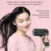 Negative Ionic Hair Dryer - 100W Portable Blow Dryer Fast Drying & Low Noise - Rechargeable 1200mAh for Home & Travel - Professional Black Hair Dryer - Buy Online on GoSupps.com