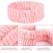 Willbond 9-Piece Spa Headband and Wrist Washband Set for Women and Girls - Coral Fleece Facial Makeup Headband, Elastic Hair Band, and Face Wash Set in Green, Pink, and White - Buy Online on GoSupps.com