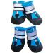 Ewolee Dog Boots Protection for Dogs 4-Piece Breathable Slippers Non-Slip (XXL Lake Blue) 2XL (4 Unit )